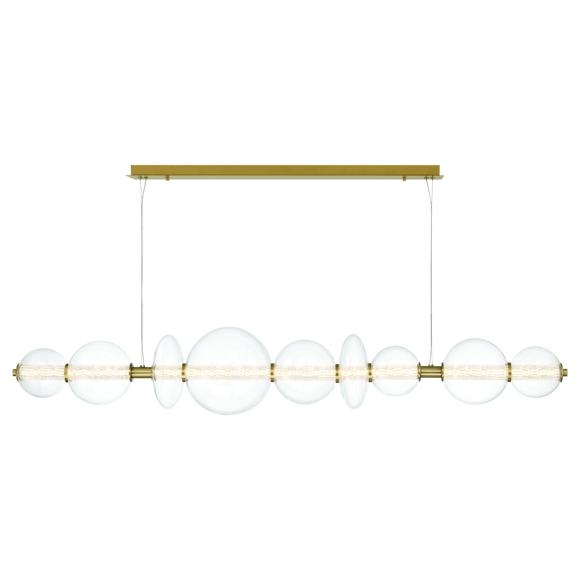 Atomo 74" 9-Light Chandelier