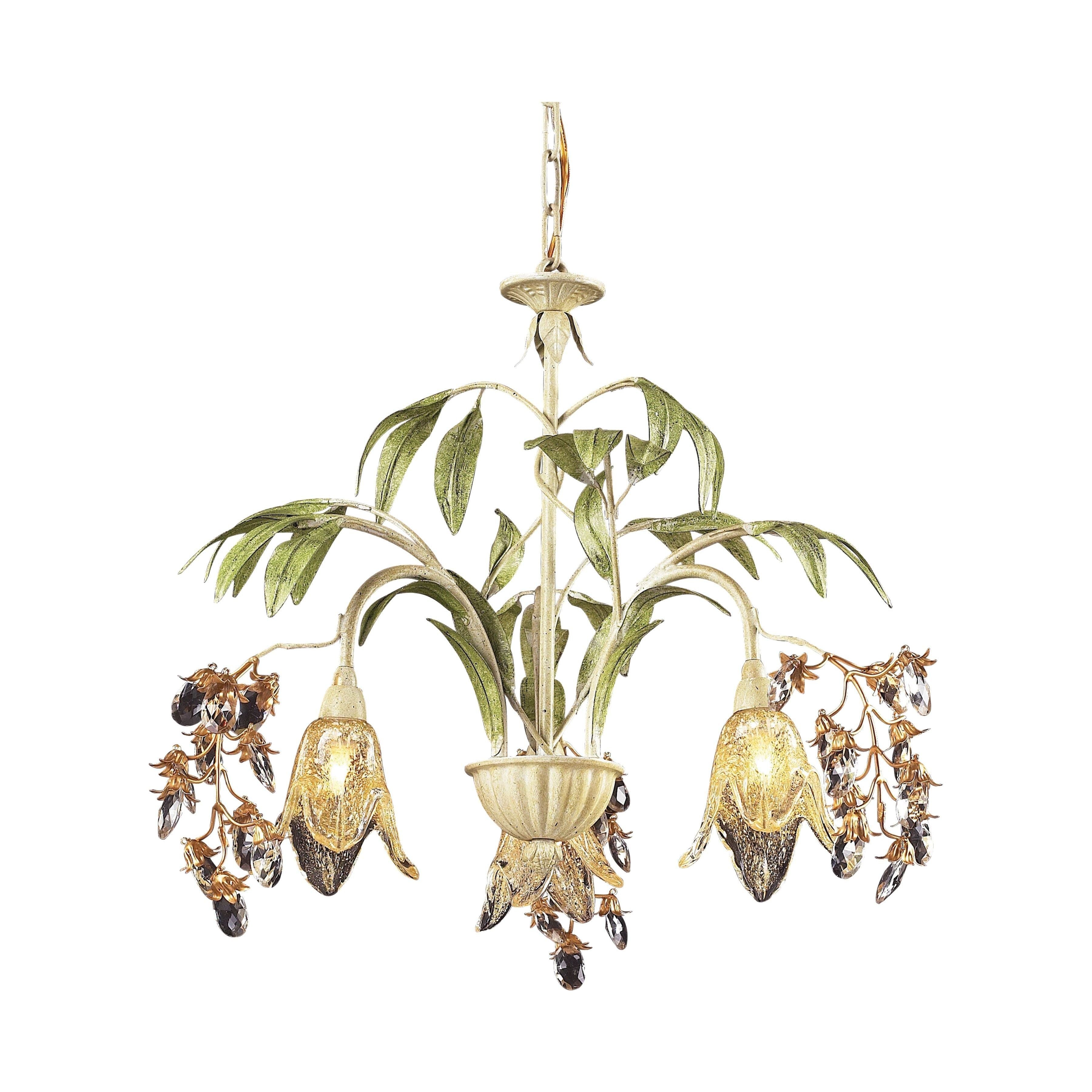 Huarco 23" Wide 3-Light Chandelier