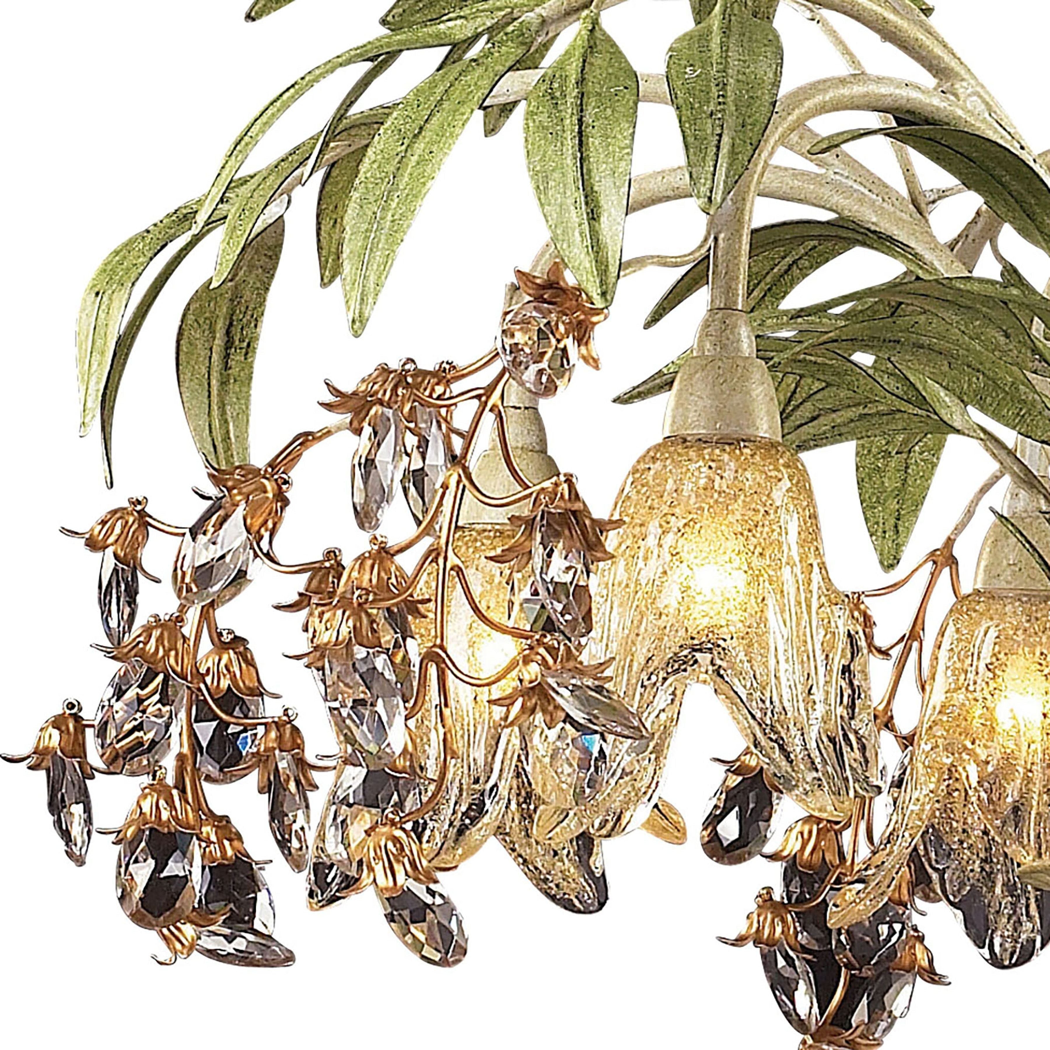 Huarco 28" Wide 6-Light Chandelier