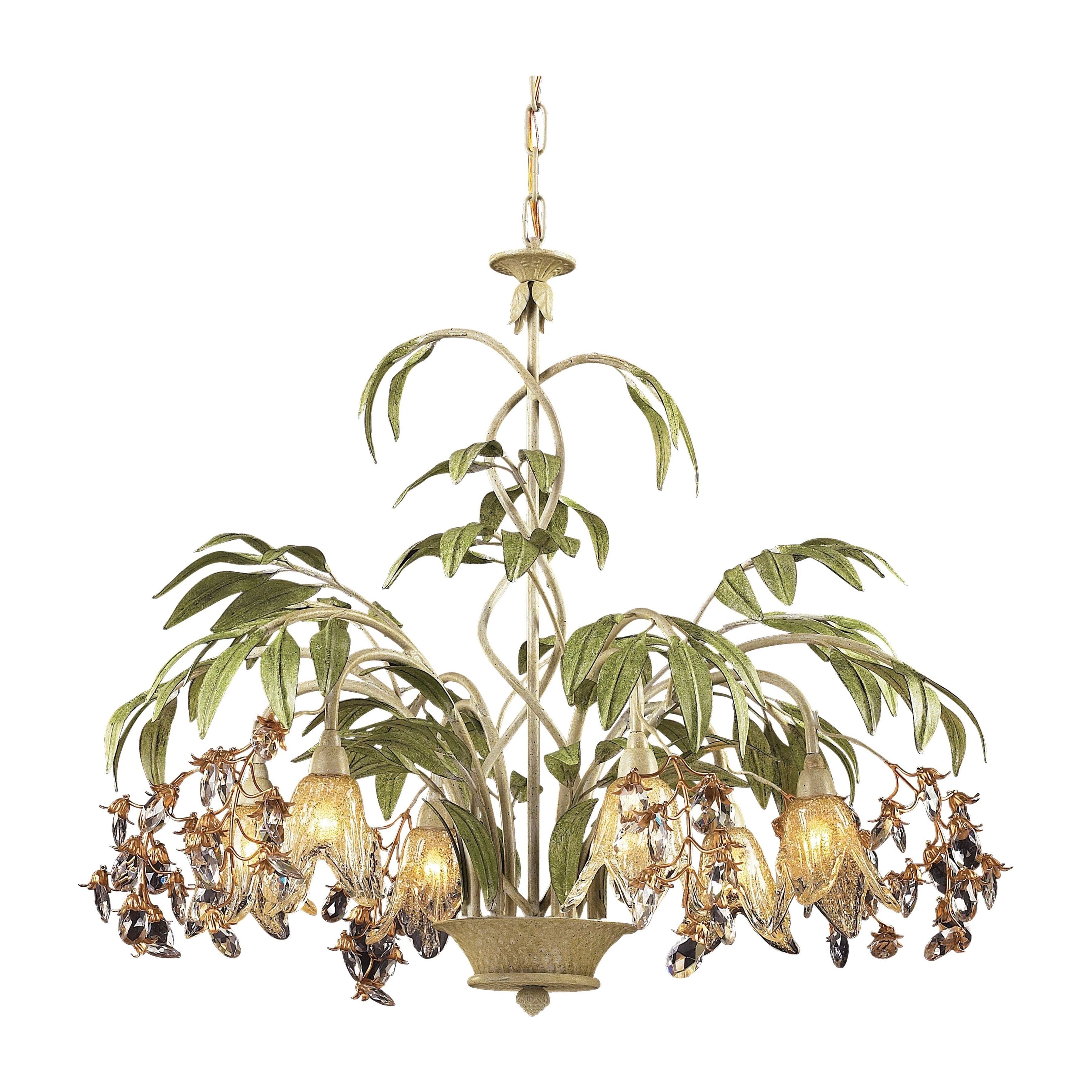 Huarco 28" Wide 6-Light Chandelier