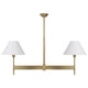 Leland 2-Light Linear Chandelier