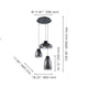 Sarnarra 3-Light 3CCT LED Pendant