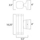 Lightray LED Wall Sconce