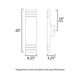 Lightray Large LED Outdoor Wall Lamp
