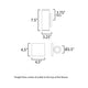 Calibro 7.5" LED Outdoor Sconce