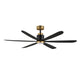 Petals 60" 6-Blade Fan with LED