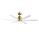 Petals 60" 6-Blade Fan with LED