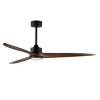 Woodwind 72" Solid Wood Blade Fan with LED Light Kit