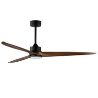 Woodwind 80" Solid Wood Blade Fan with LED Light Kit