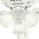 Builder Low Profile Fan with Light 52"
