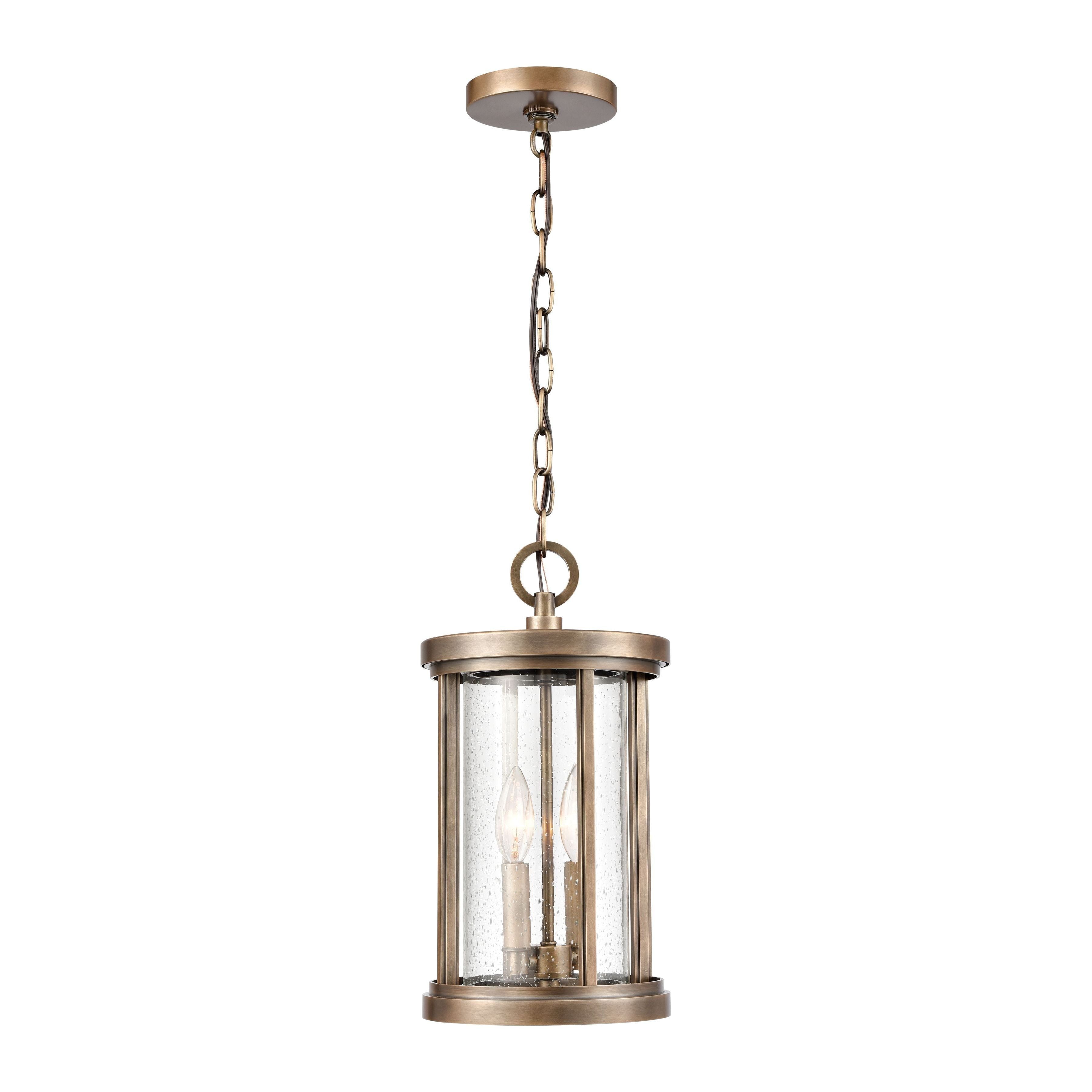 Brison 8" Wide 2-Light Outdoor Pendant