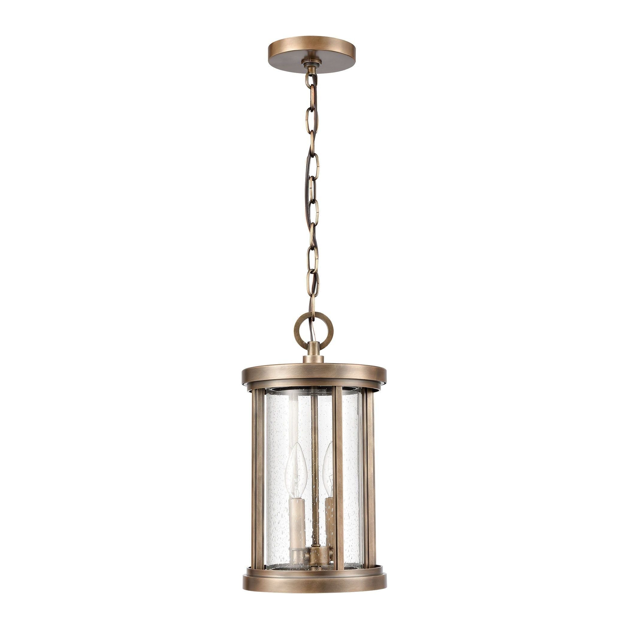 Brison 8" Wide 2-Light Outdoor Pendant