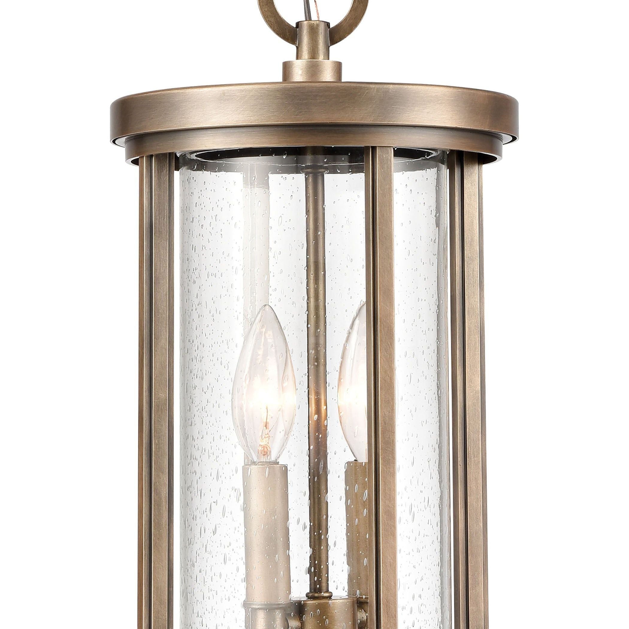 Brison 8" Wide 2-Light Outdoor Pendant