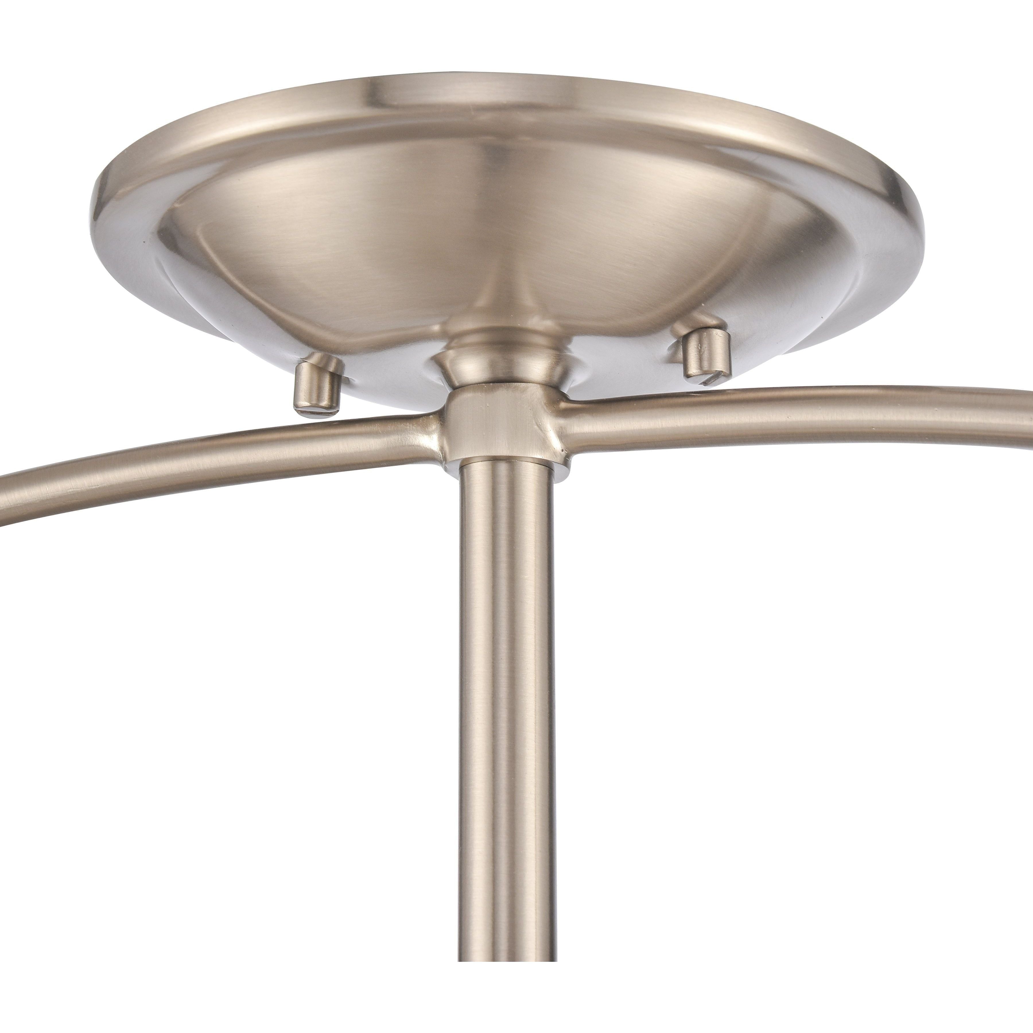 Wentworth 17" Wide 3-Light Semi Flush Mount