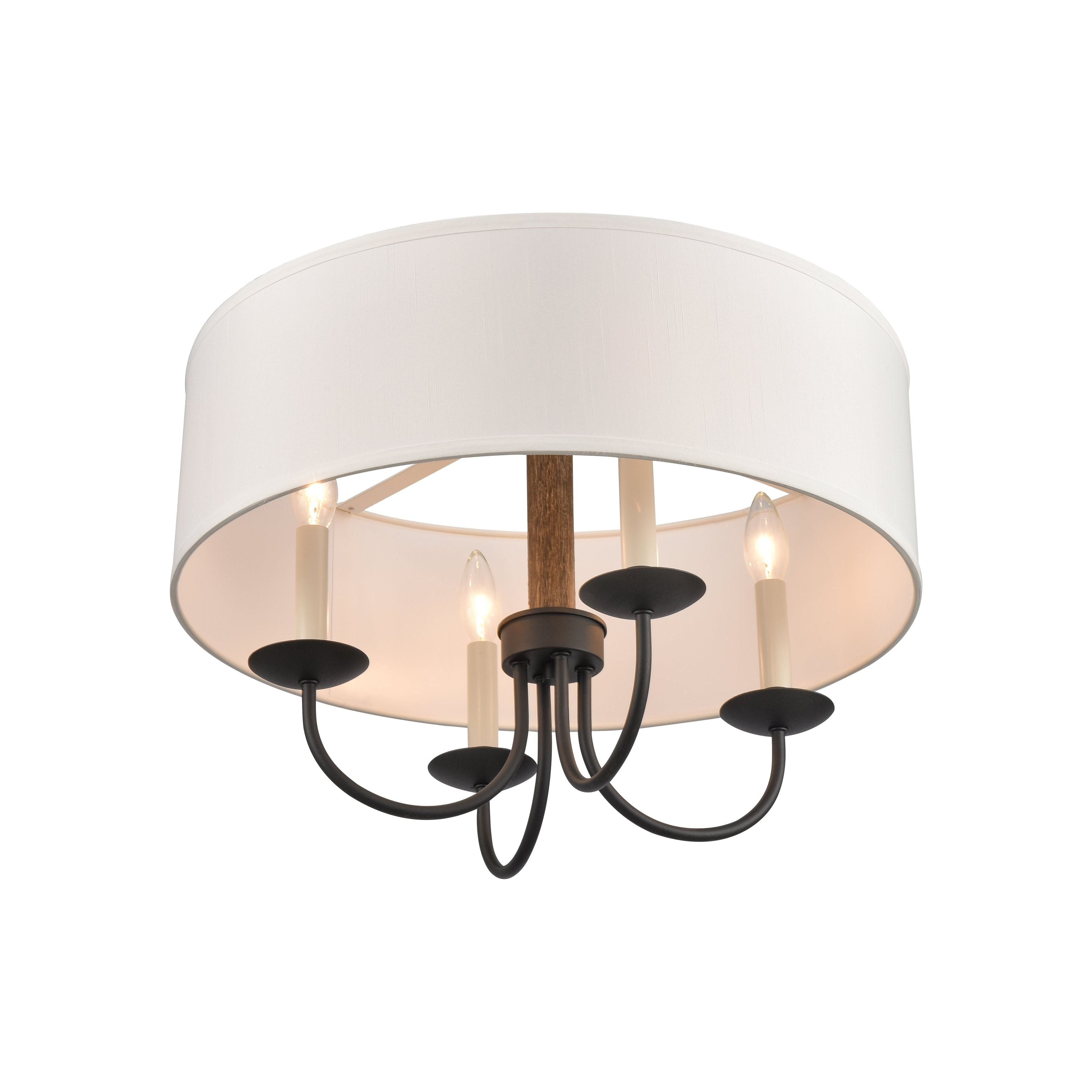 Neville 20" Wide 4-Light Semi Flush Mount