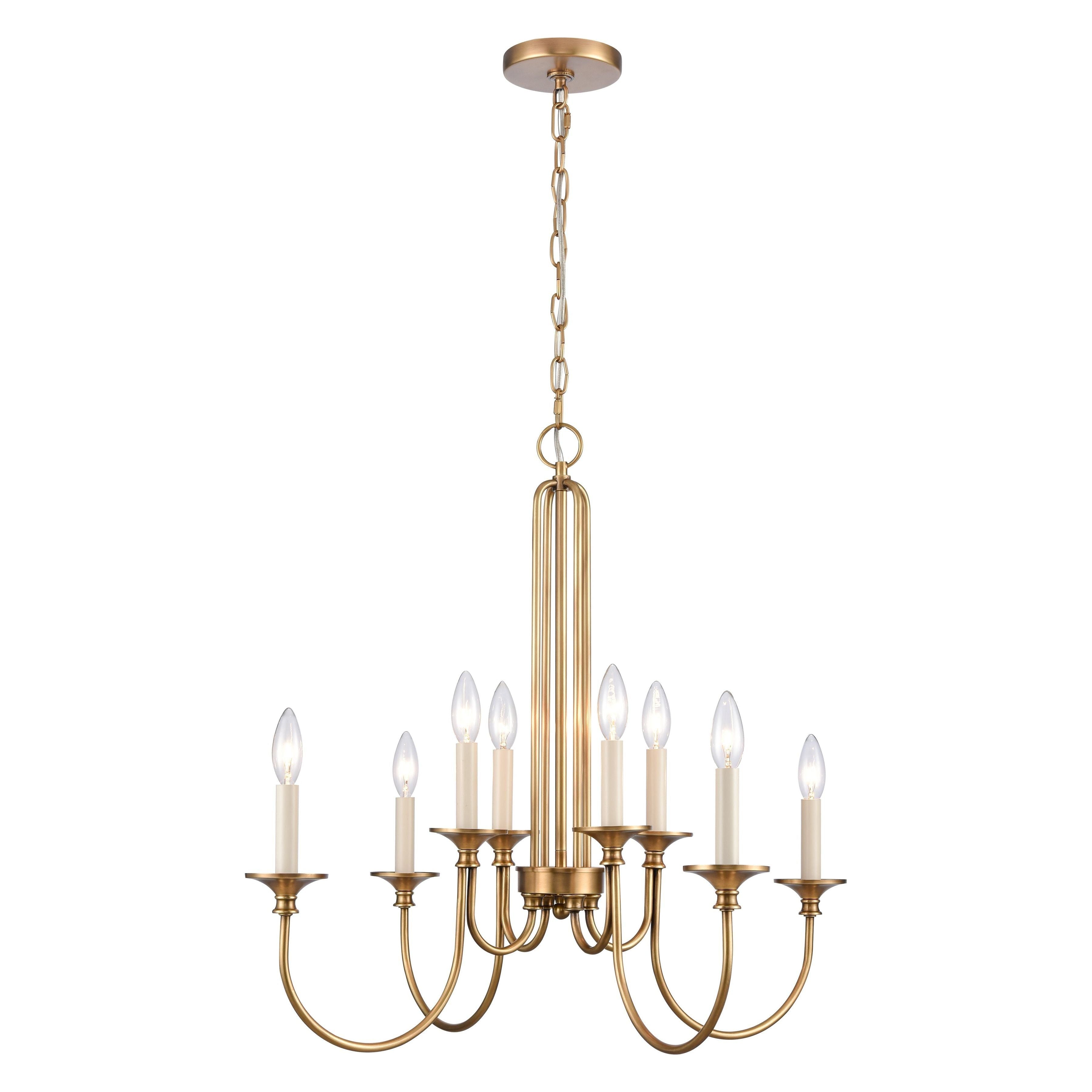 Cecil 28" Wide 8-Light Chandelier