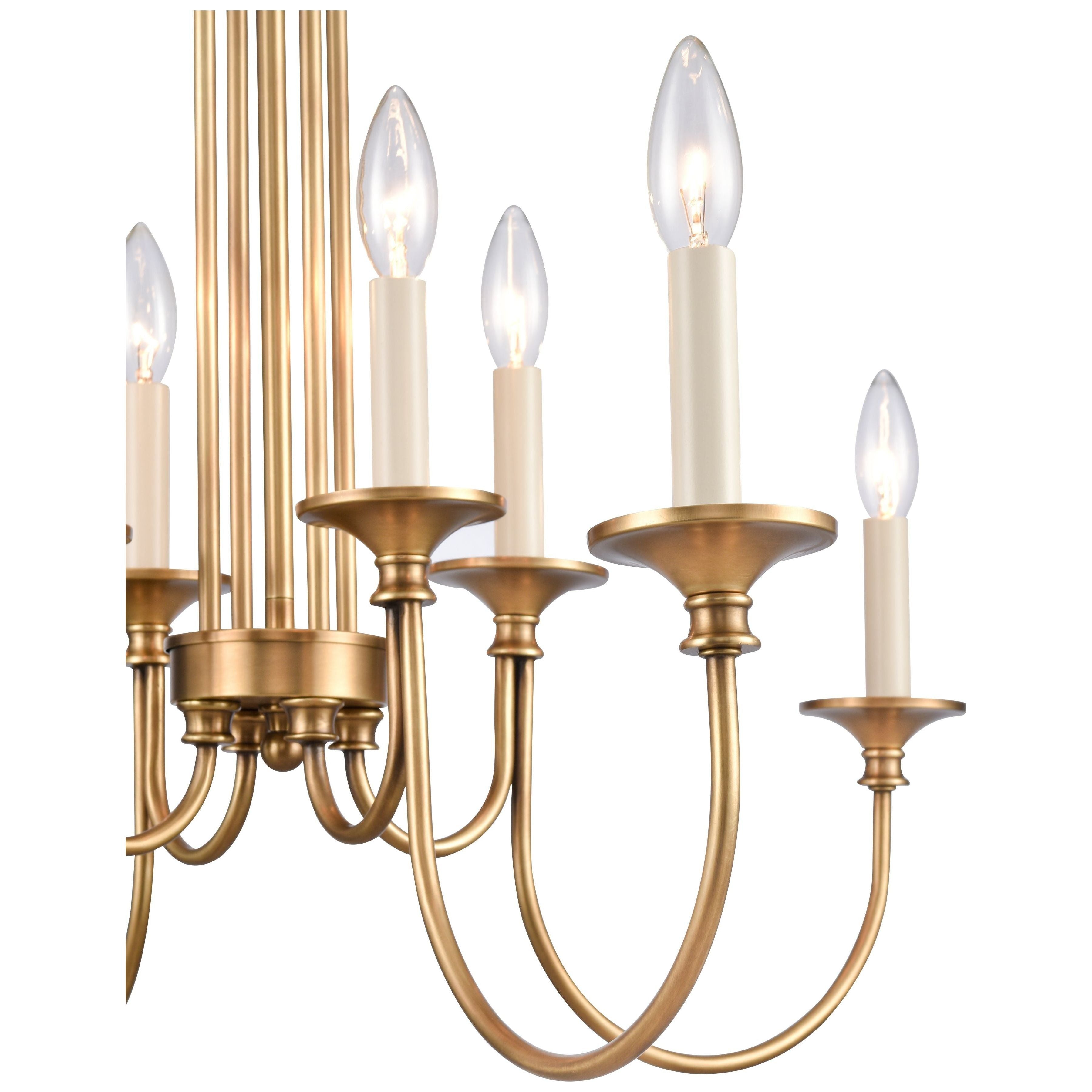 Cecil 28" Wide 8-Light Chandelier