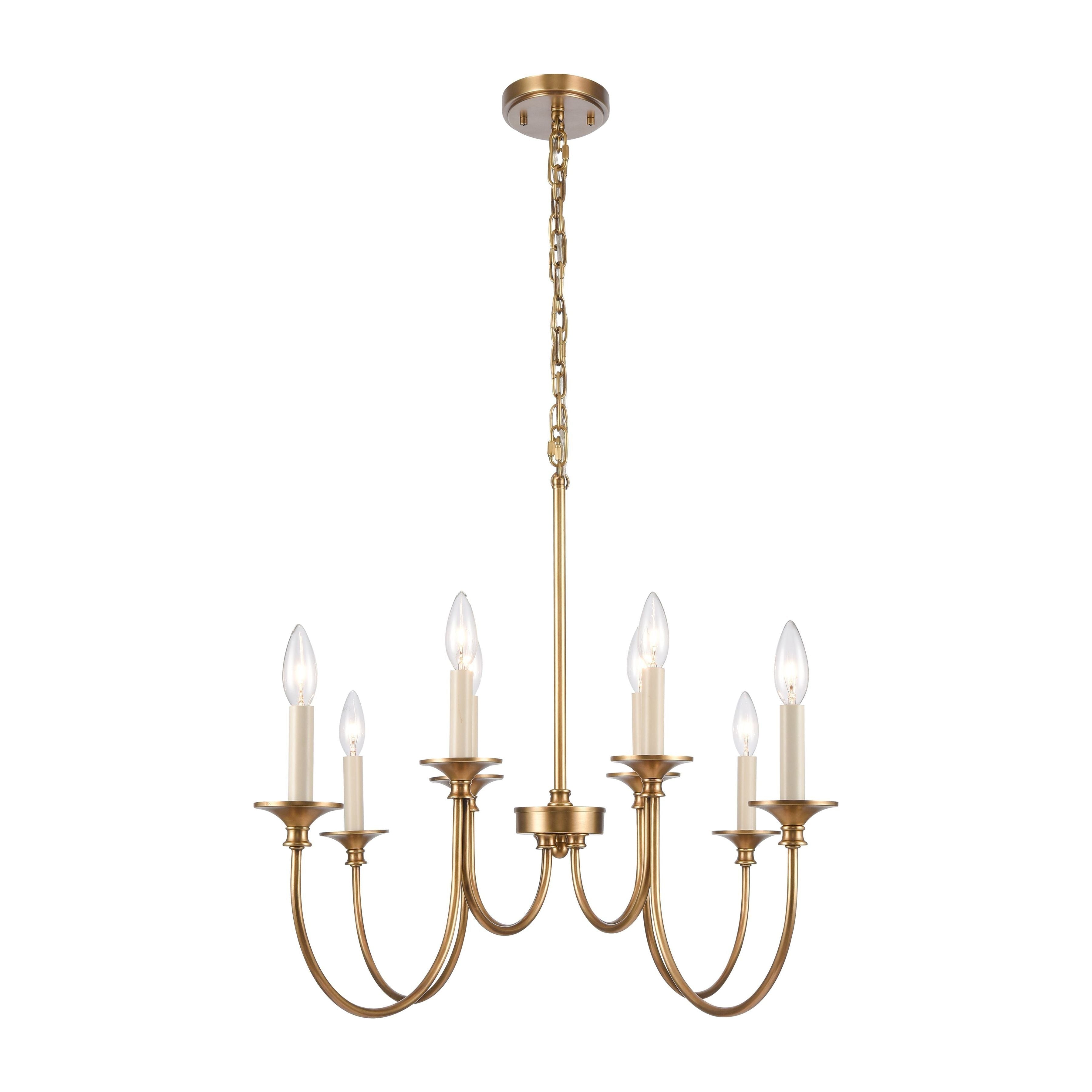 Cecil 34" Wide 8-Light Linear Chandelier