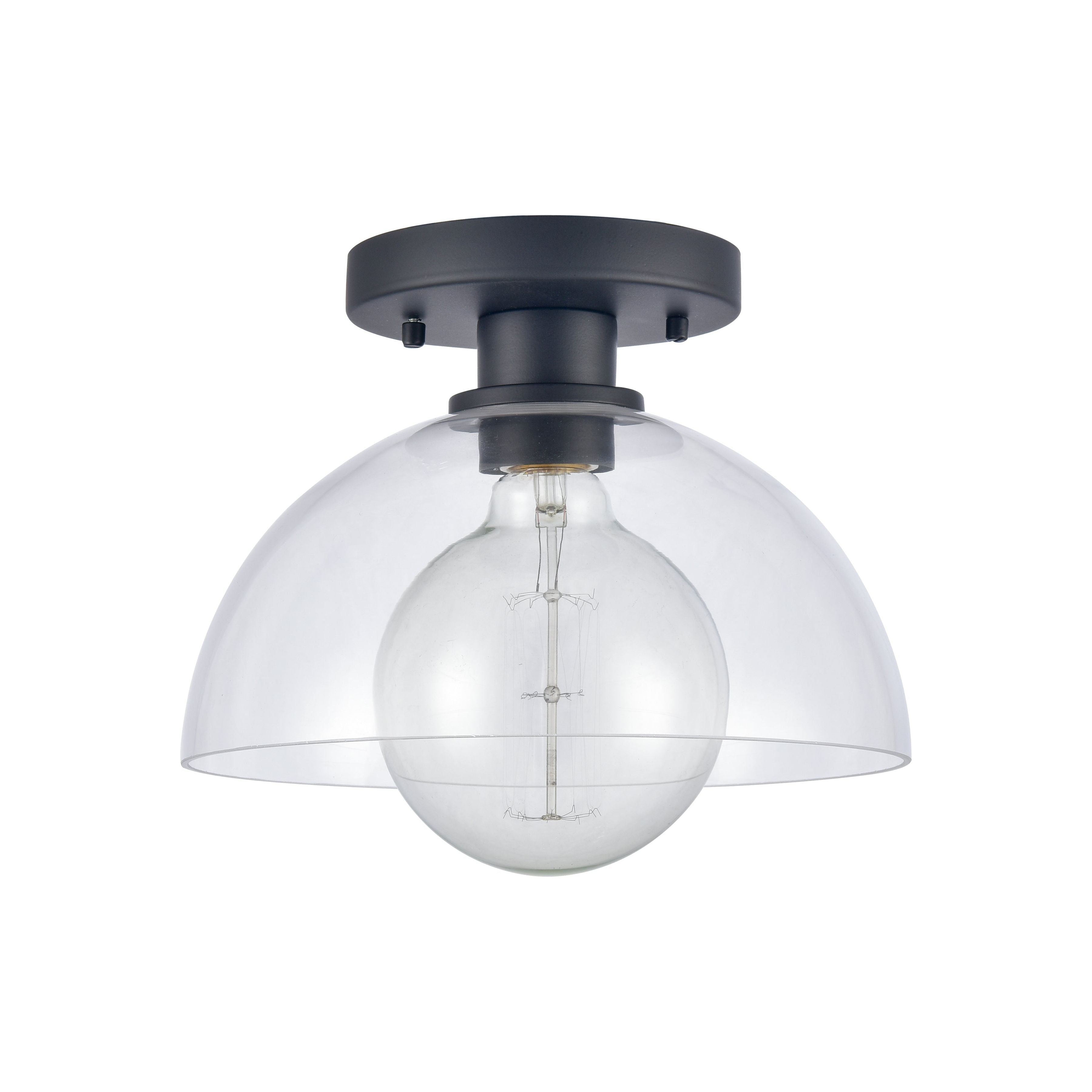 Julian 10" Wide 1-Light Semi Flush Mount