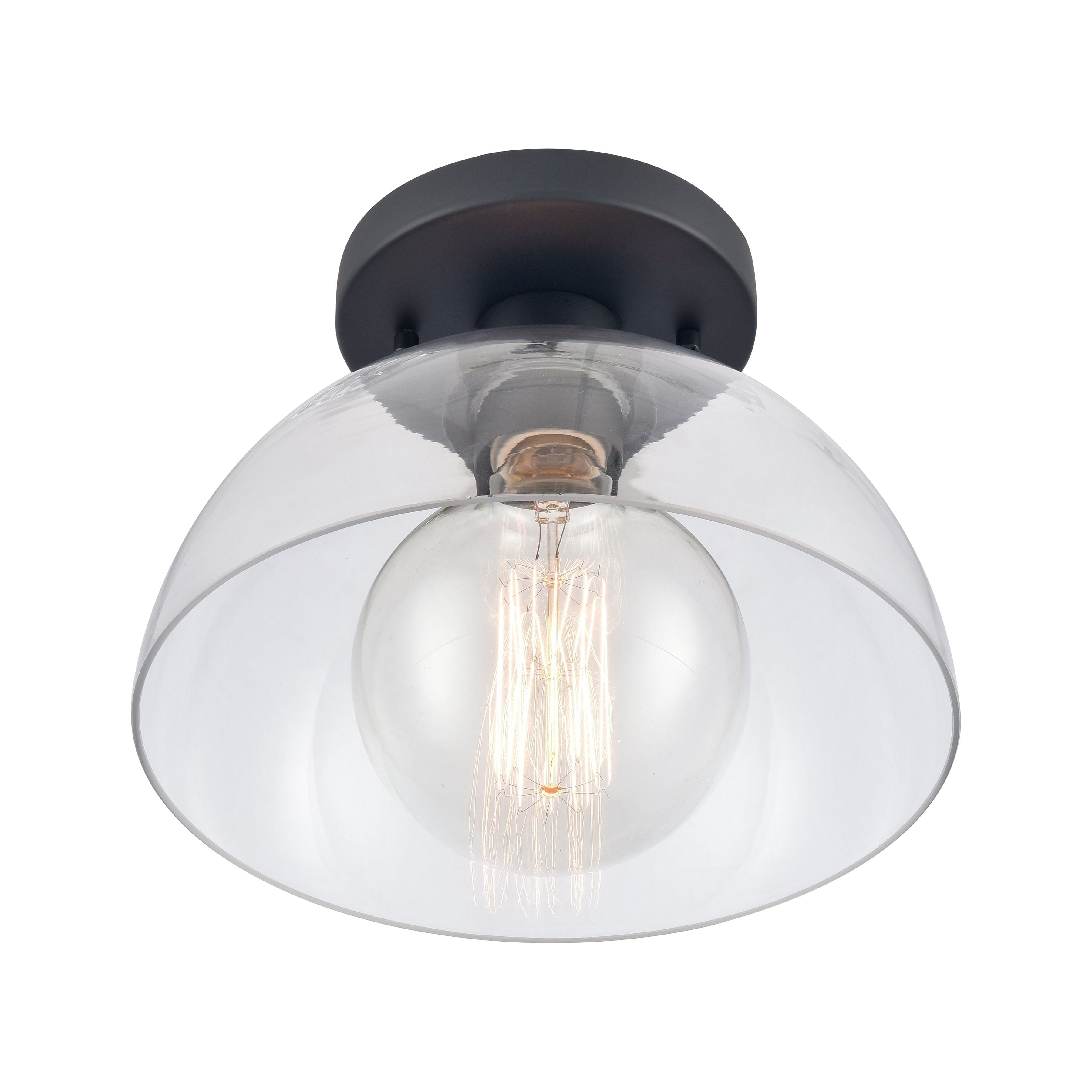 Julian 10" Wide 1-Light Semi Flush Mount