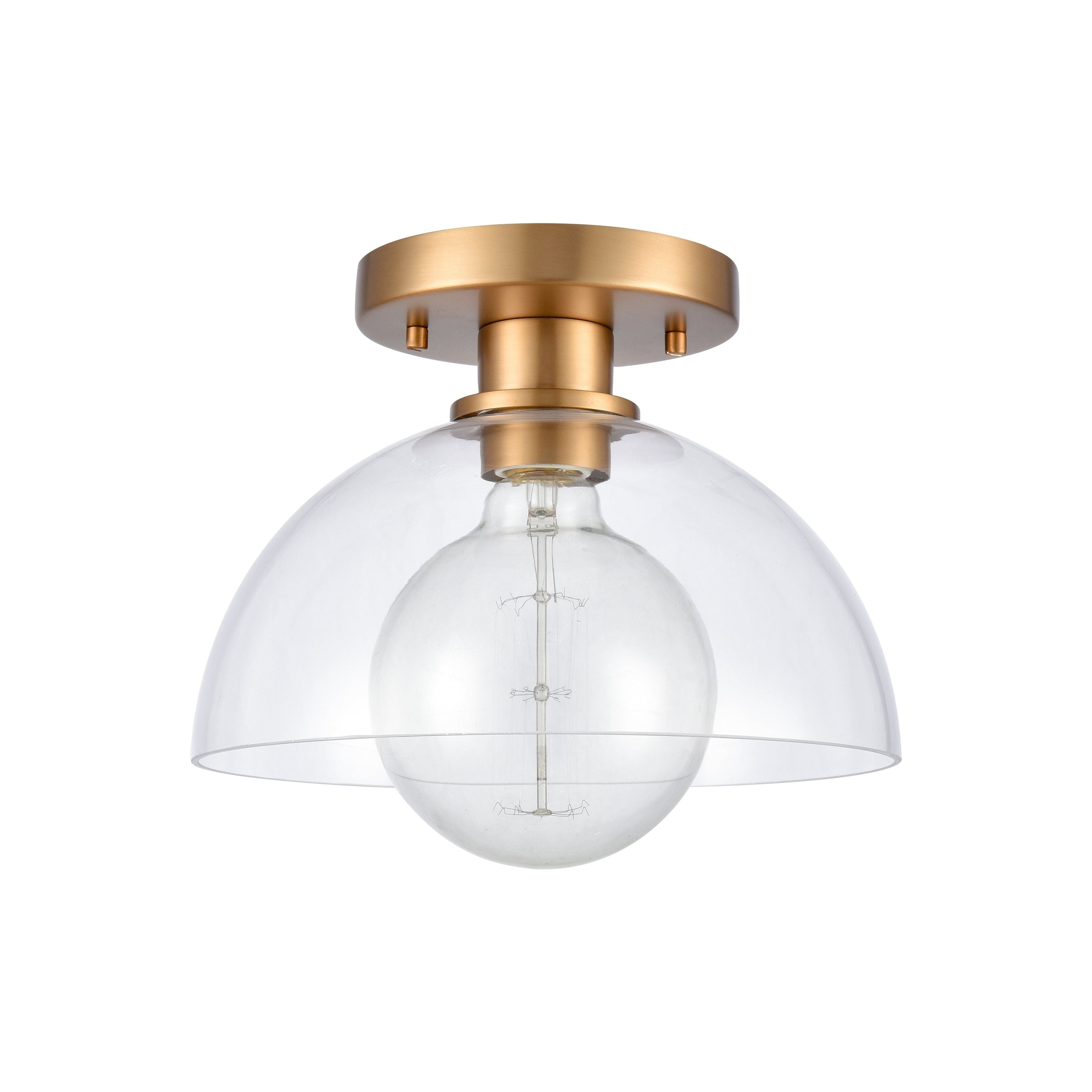 Julian 10" Wide 1-Light Semi Flush Mount