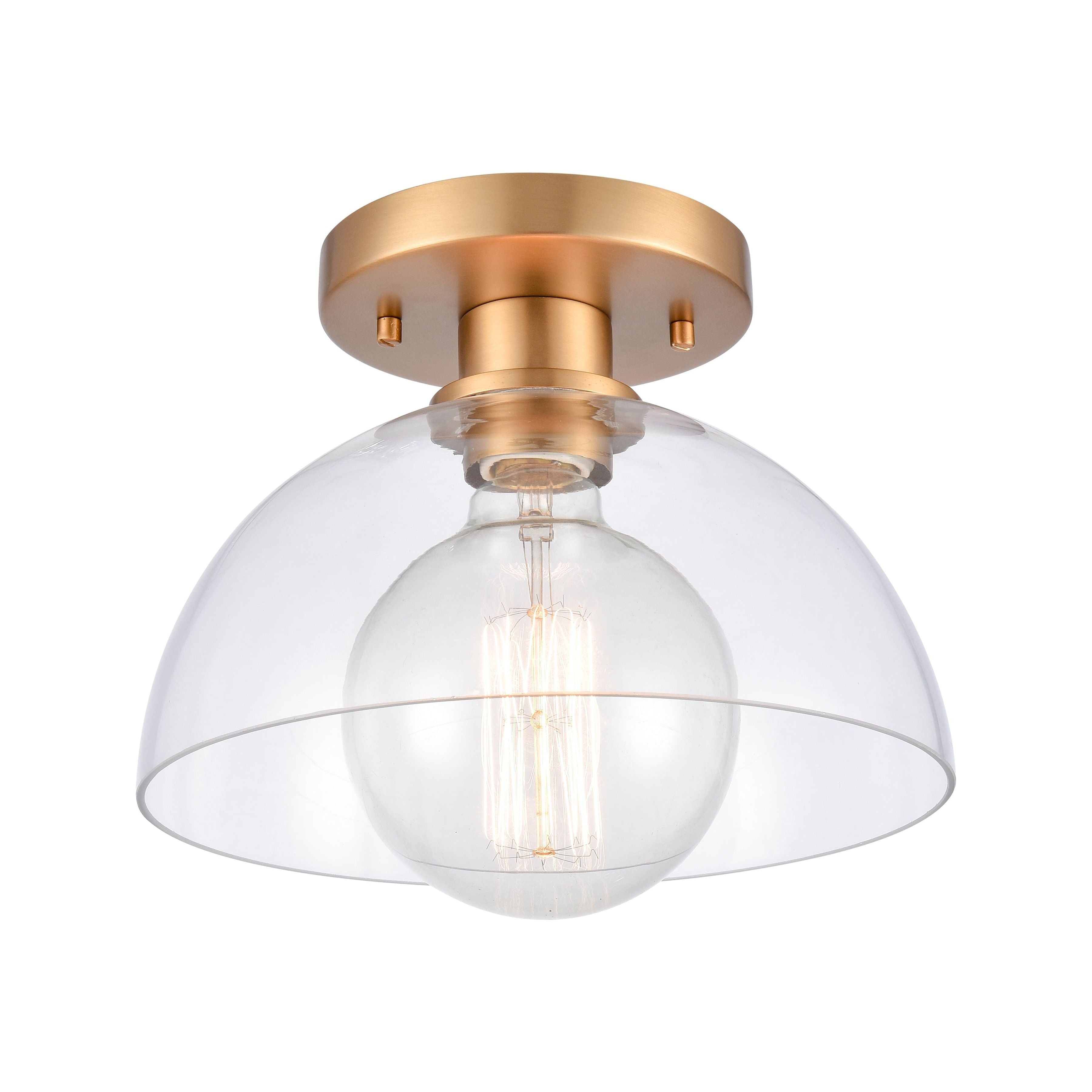 Julian 10" Wide 1-Light Semi Flush Mount