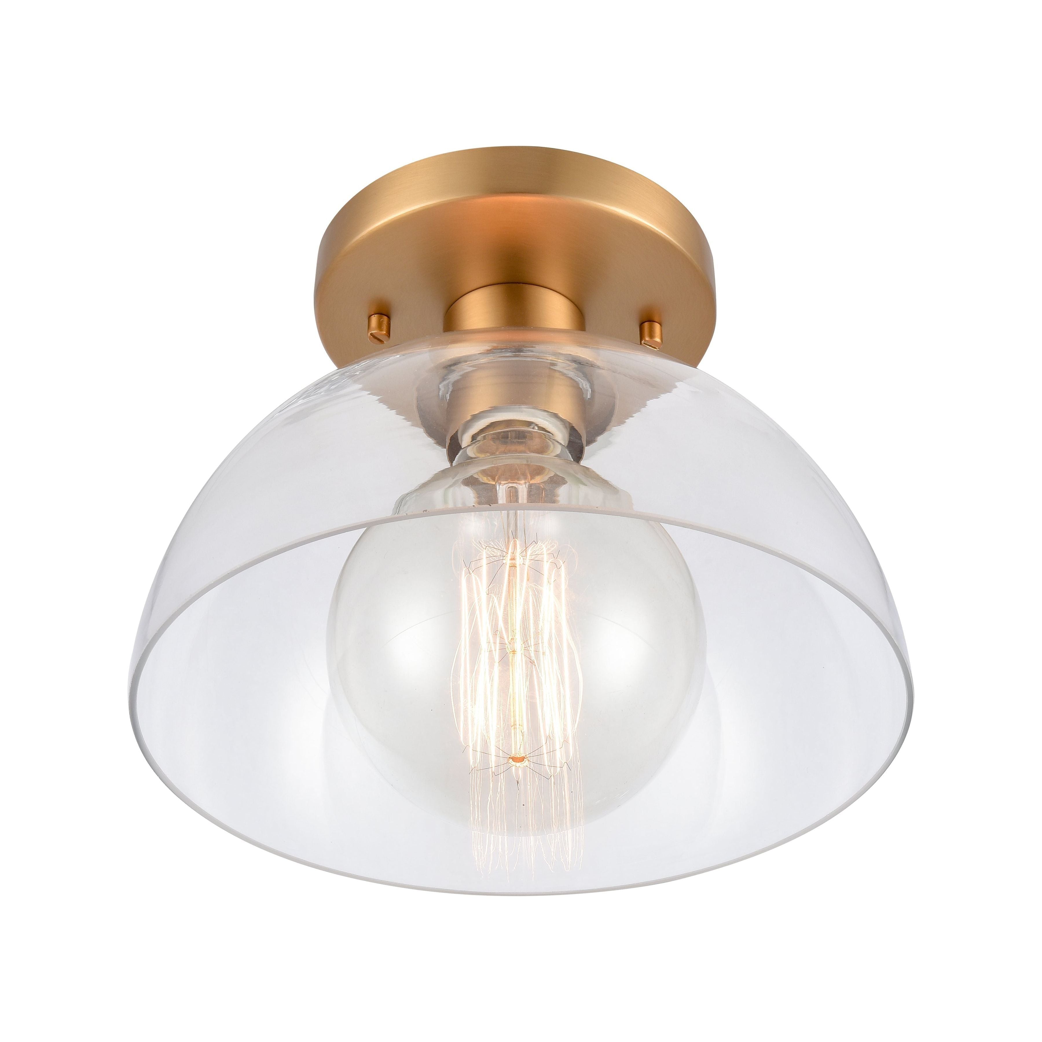 Julian 10" Wide 1-Light Semi Flush Mount