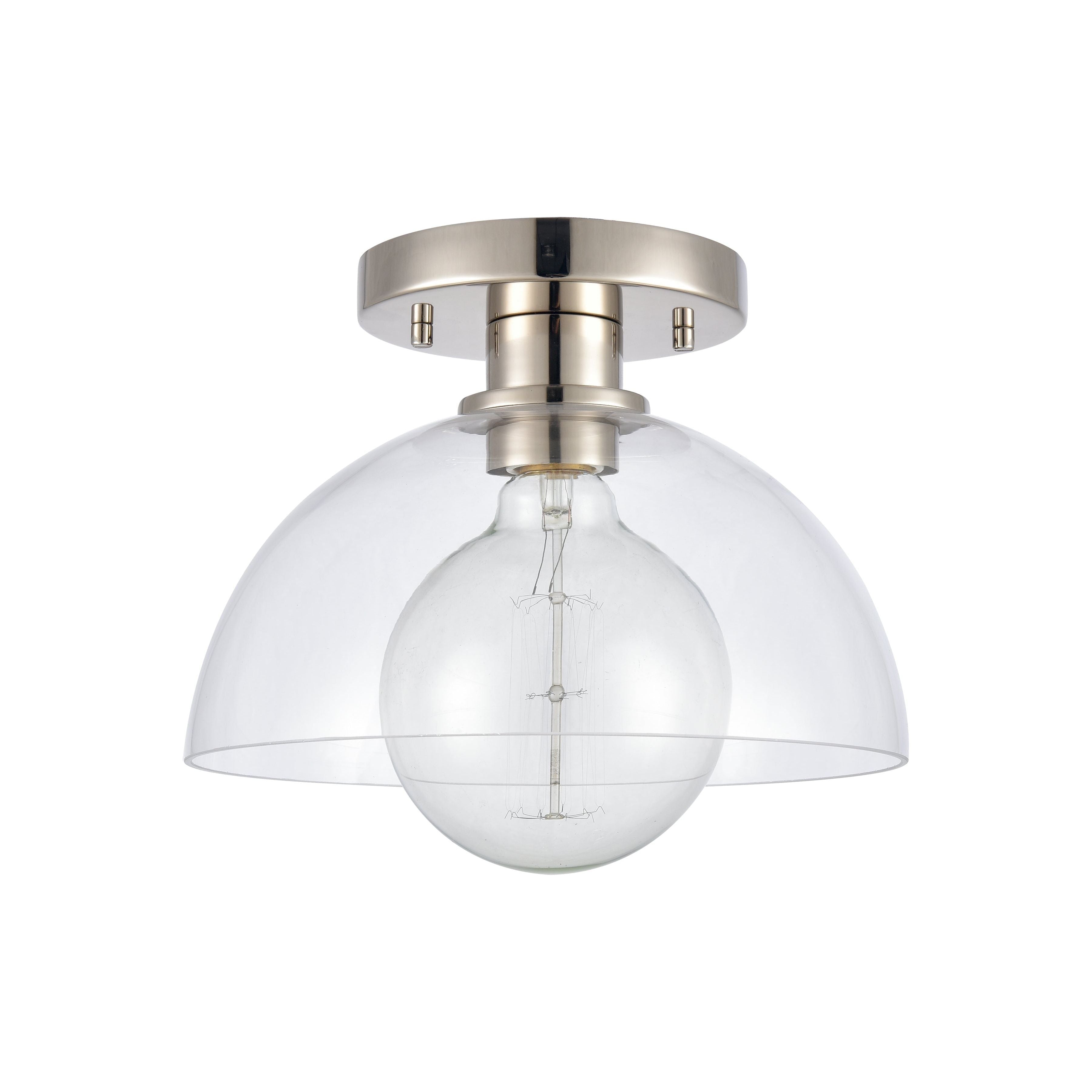 Julian 10" Wide 1-Light Semi Flush Mount