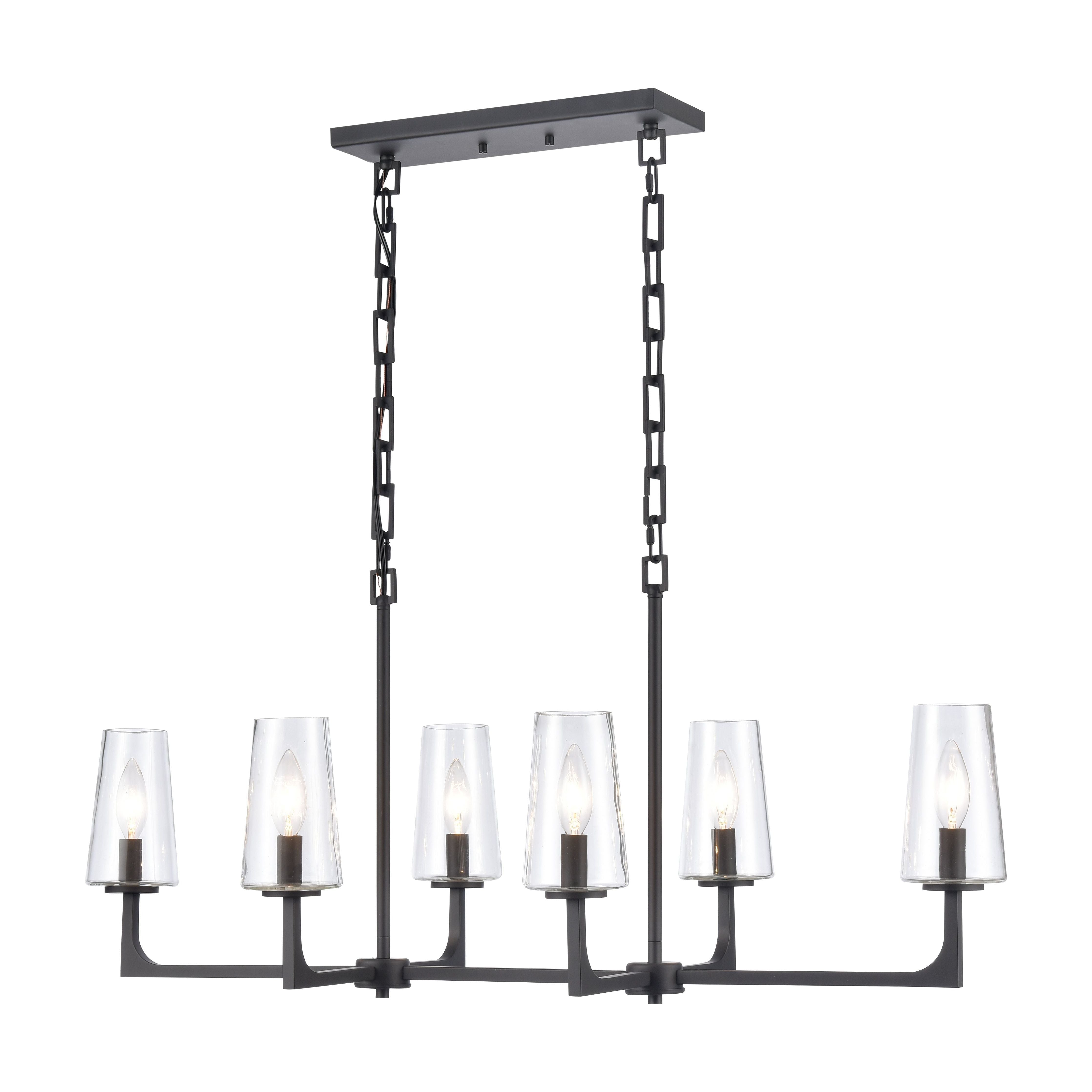 Fitzroy 36" Wide 6-Light Linear Chandelier