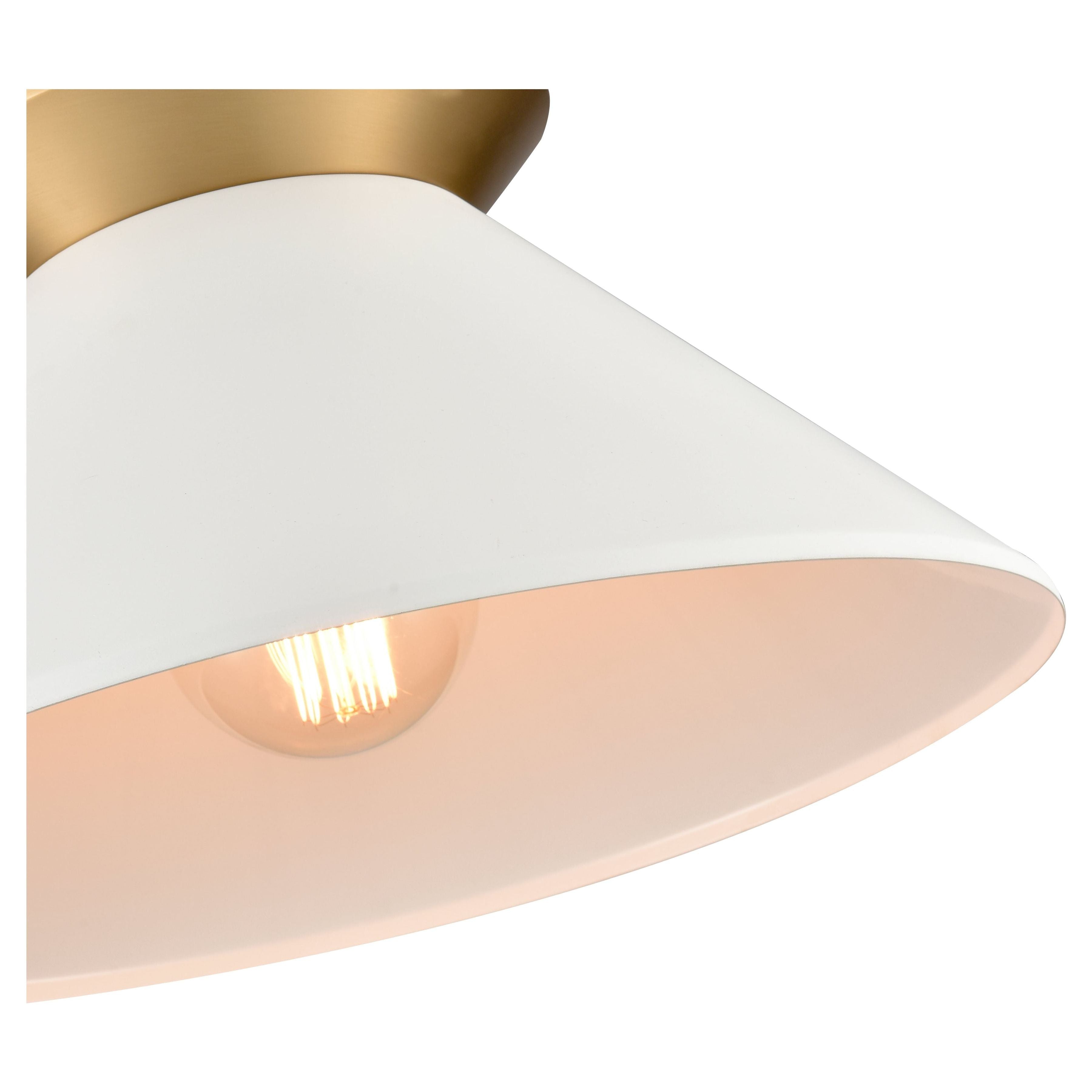 Cavendish 16" Wide 1-Light Semi Flush Mount