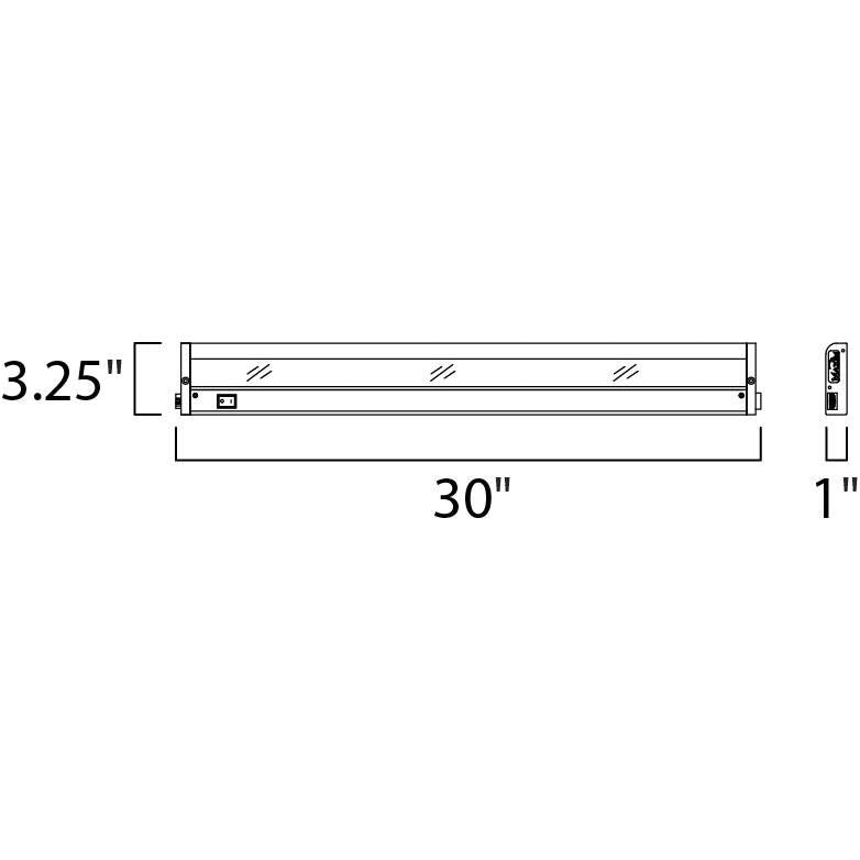 CounterMax MX-L-120-2K 30" 2700K or 3200K LED Undercabinet