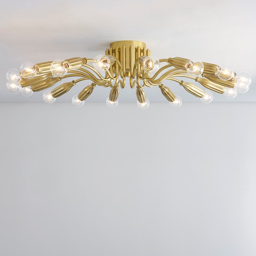 Barney 18-Light Semi Flush