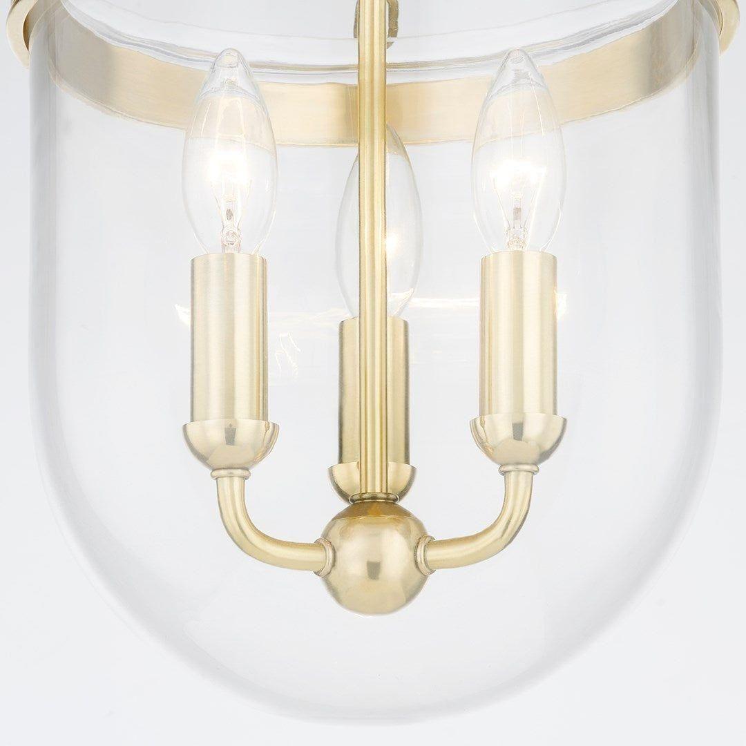 Rousham 3-Light Semi Flush