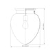 Gideon 1-Light 12" Flush Mount
