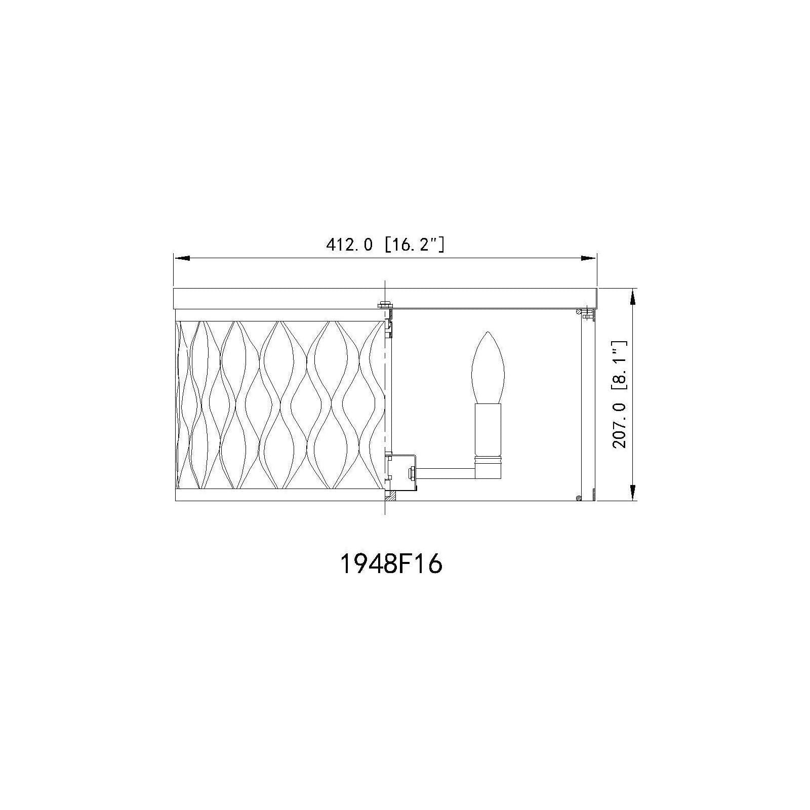 Harden 4-Light Flush mount