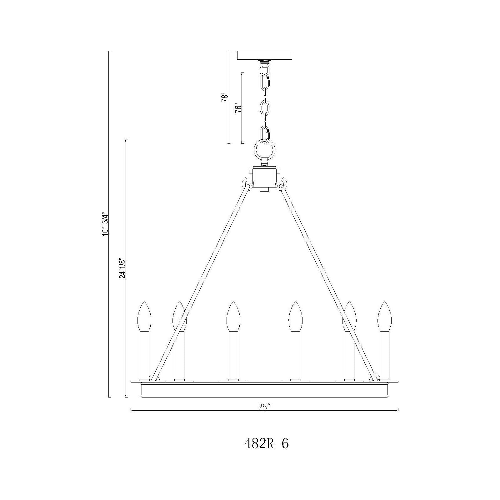 Barclay 6-Light Chandelier