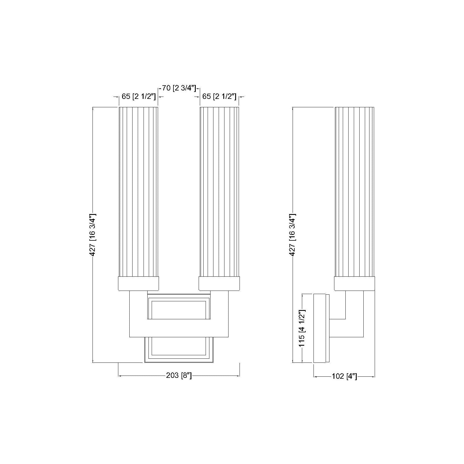 Beau 2-Light Wall Sconce
