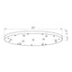 Multi Point Canopy 11-Light Ceiling Plate