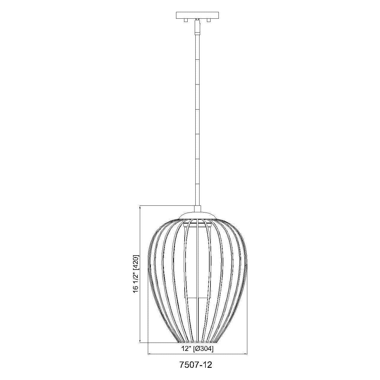 Savanti 1-Light 12" Pendant