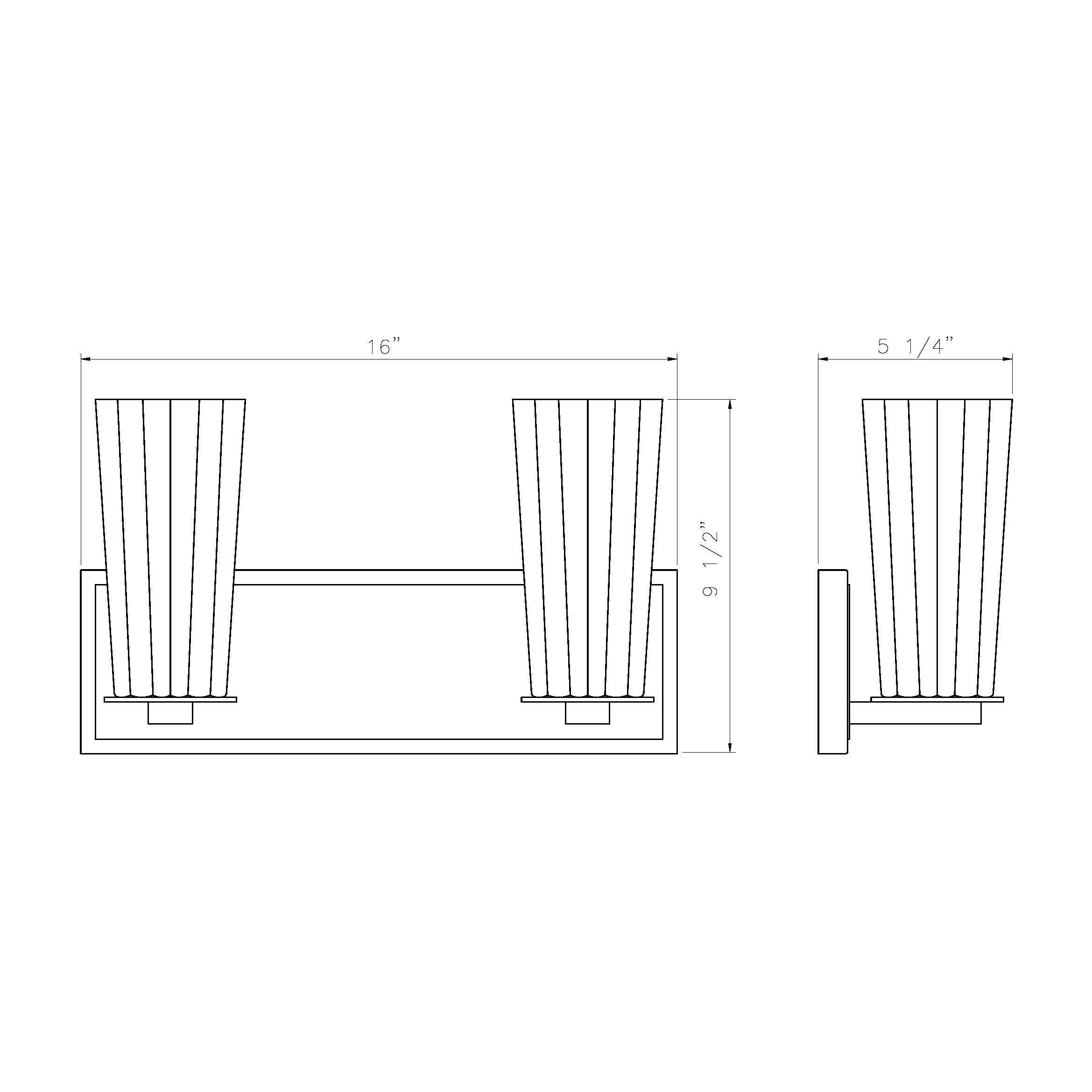 Titus 2-Light Vanity