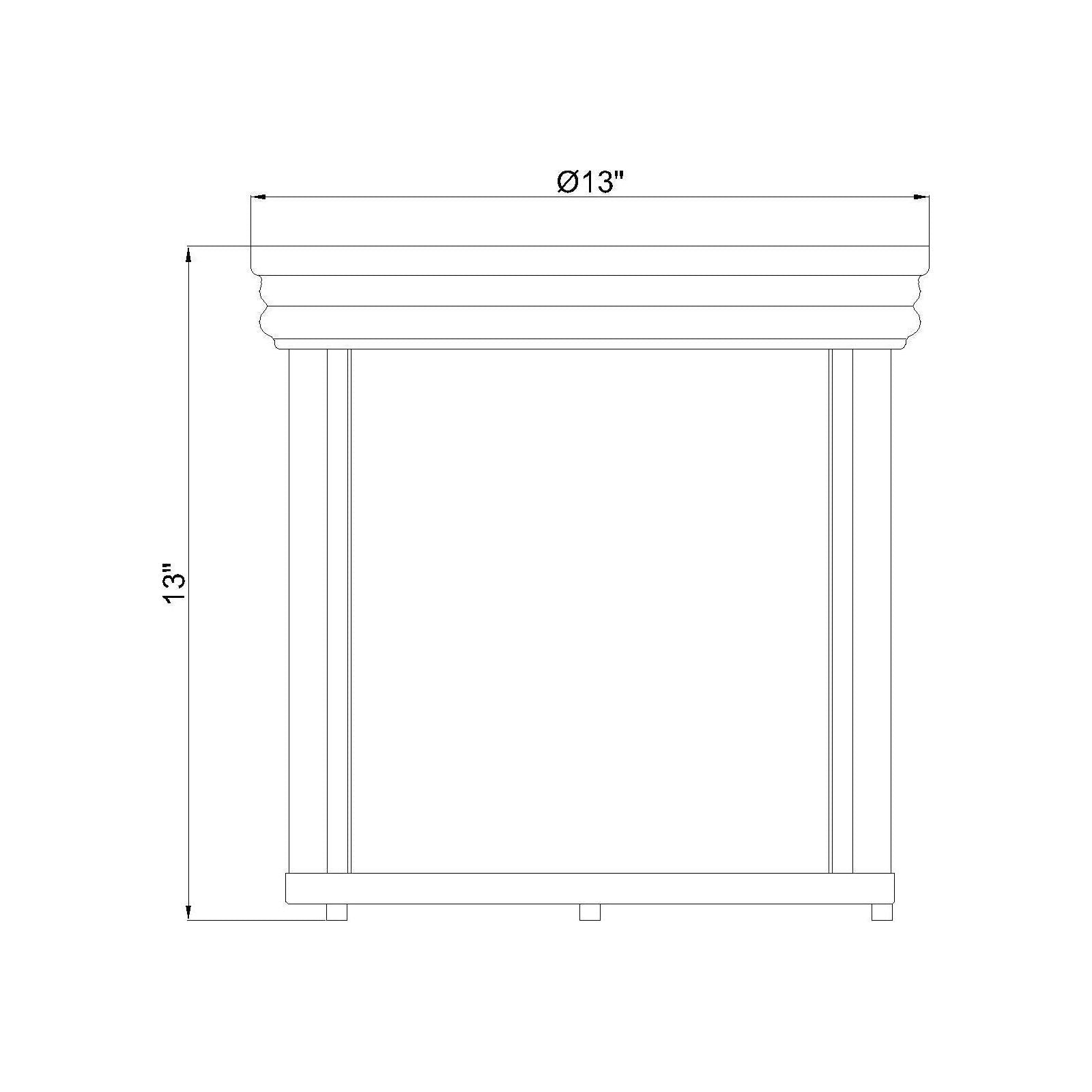 Thayer 3-Light Flush Mount