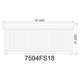 Carnaby 4-Light 18" Square Flush Mount