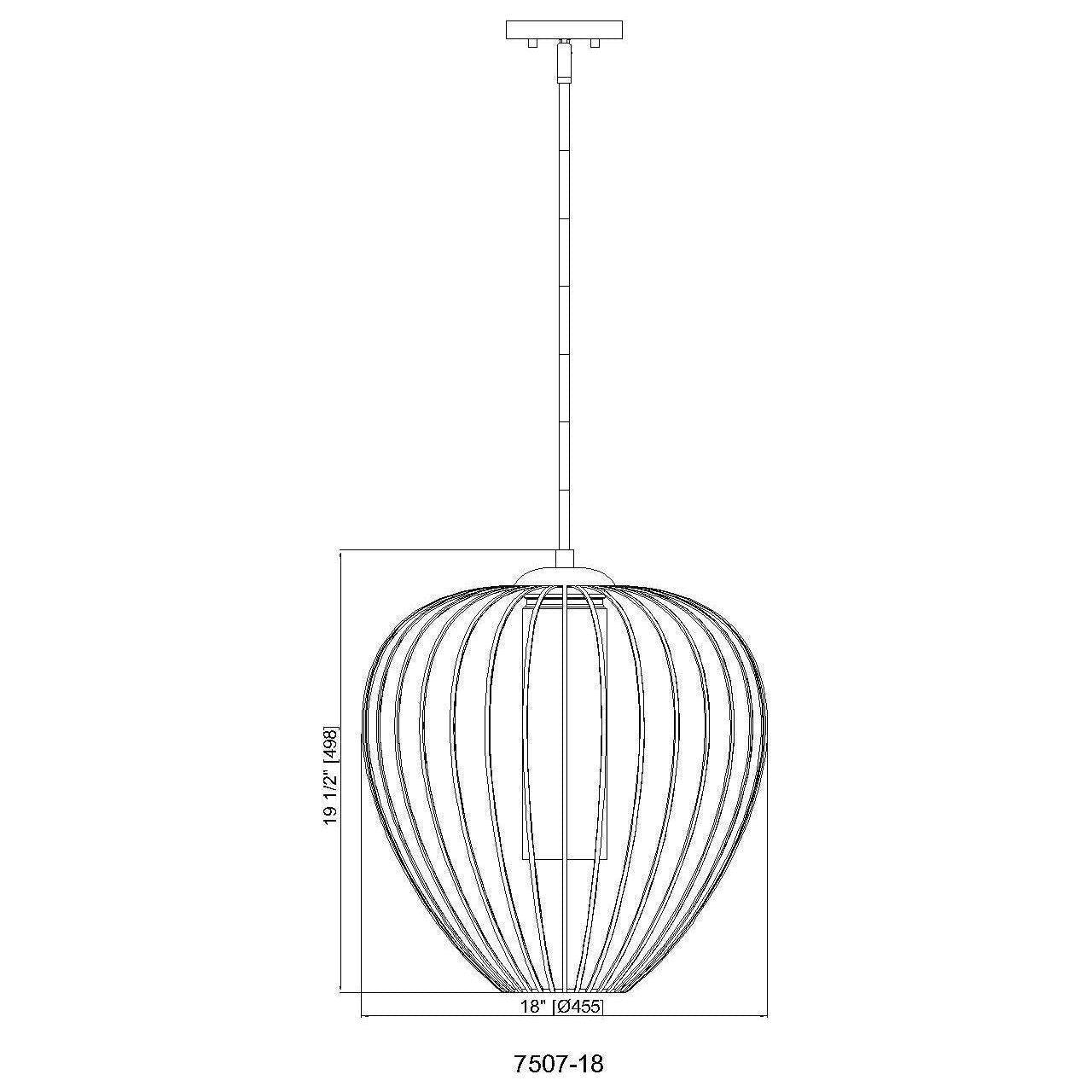 Savanti 1-Light 18" Pendant