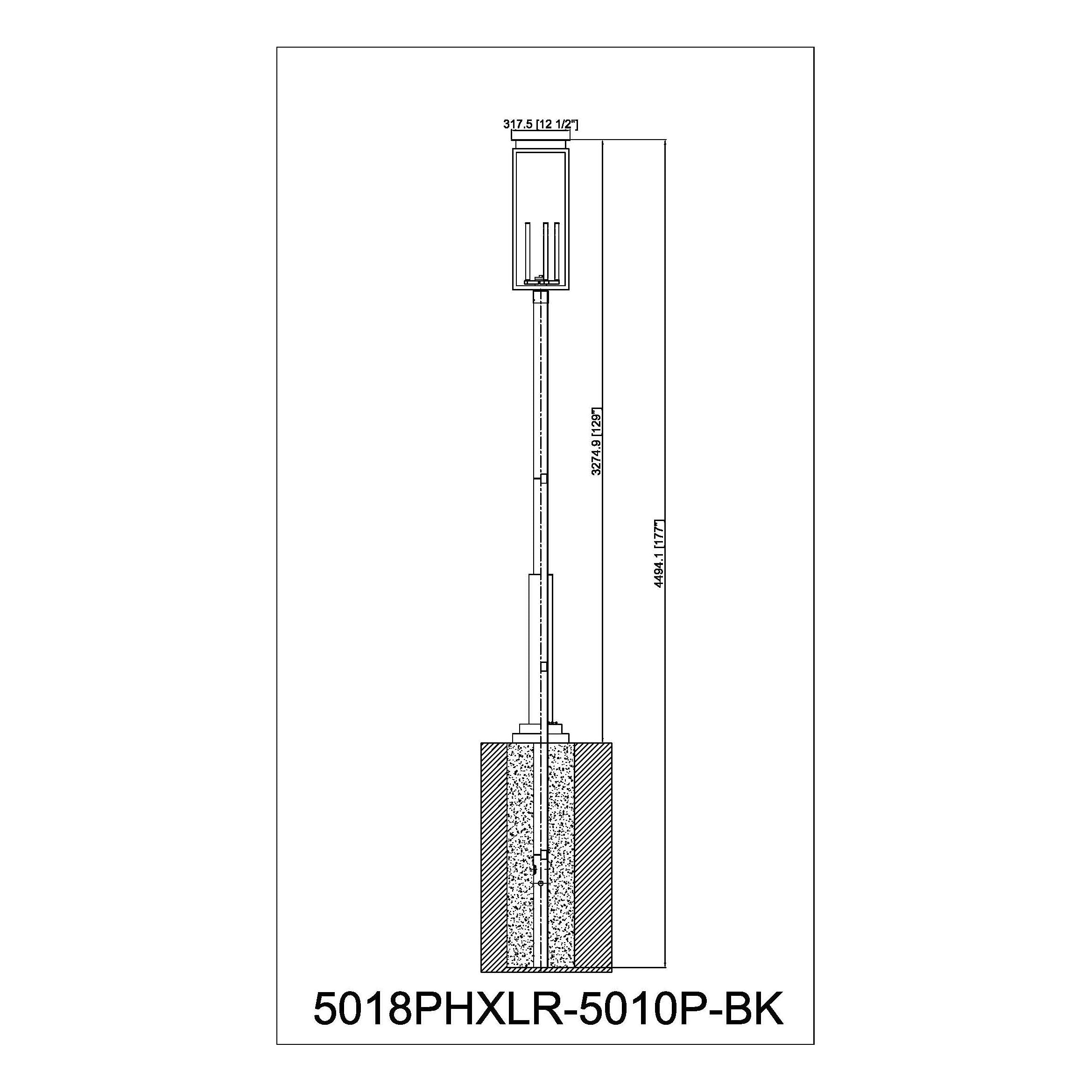 Nova 5-Light Outdoor Post Mounted Fixture