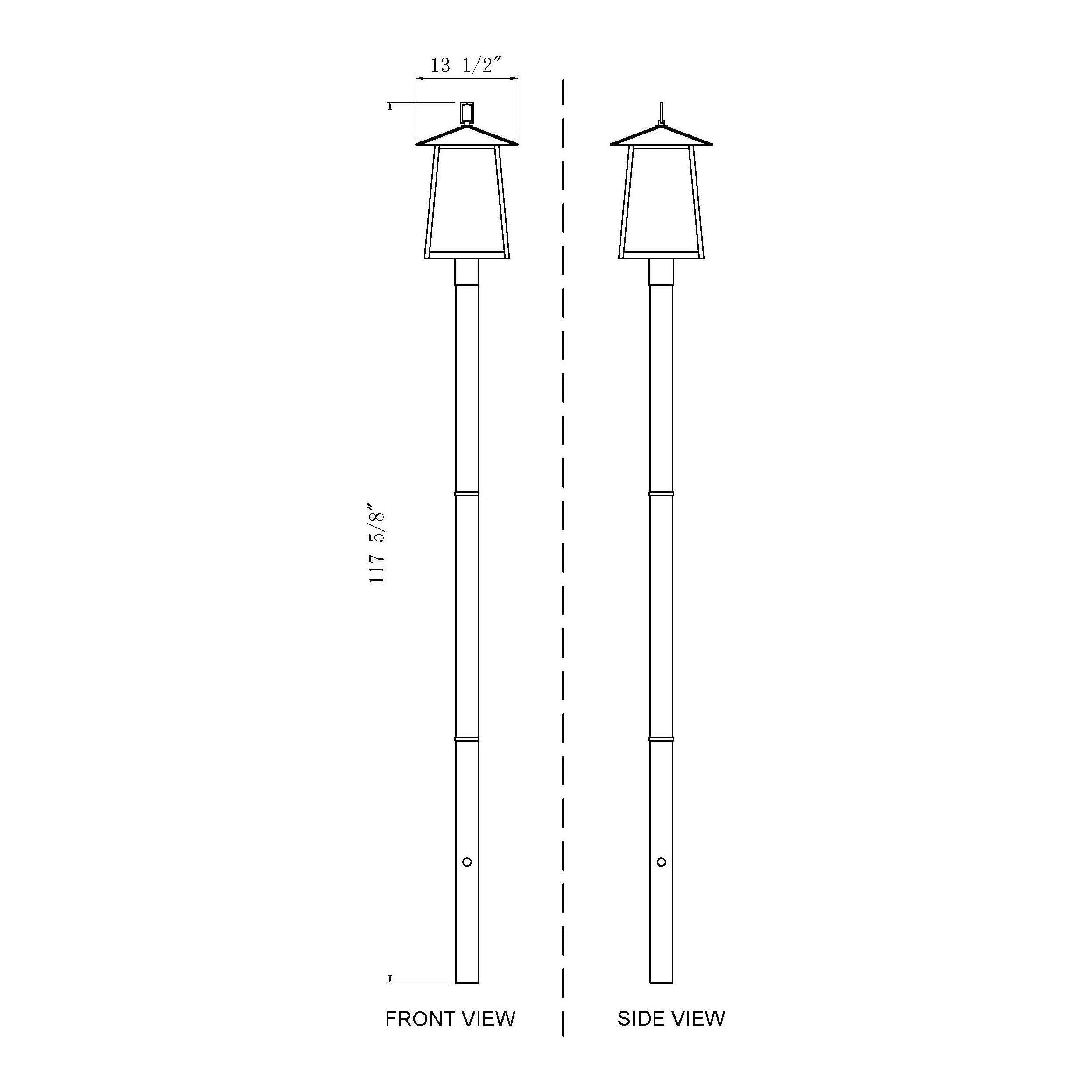 Rainer 4-Light Outdoor Post Mounted Fixture