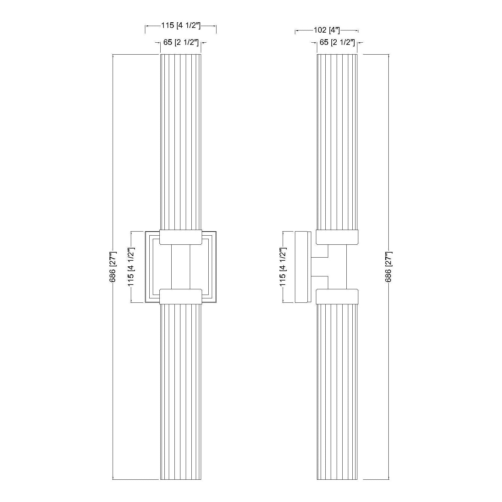 Beau 2-Light Wall Sconce