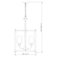 Katerina 4-Light Chandelier