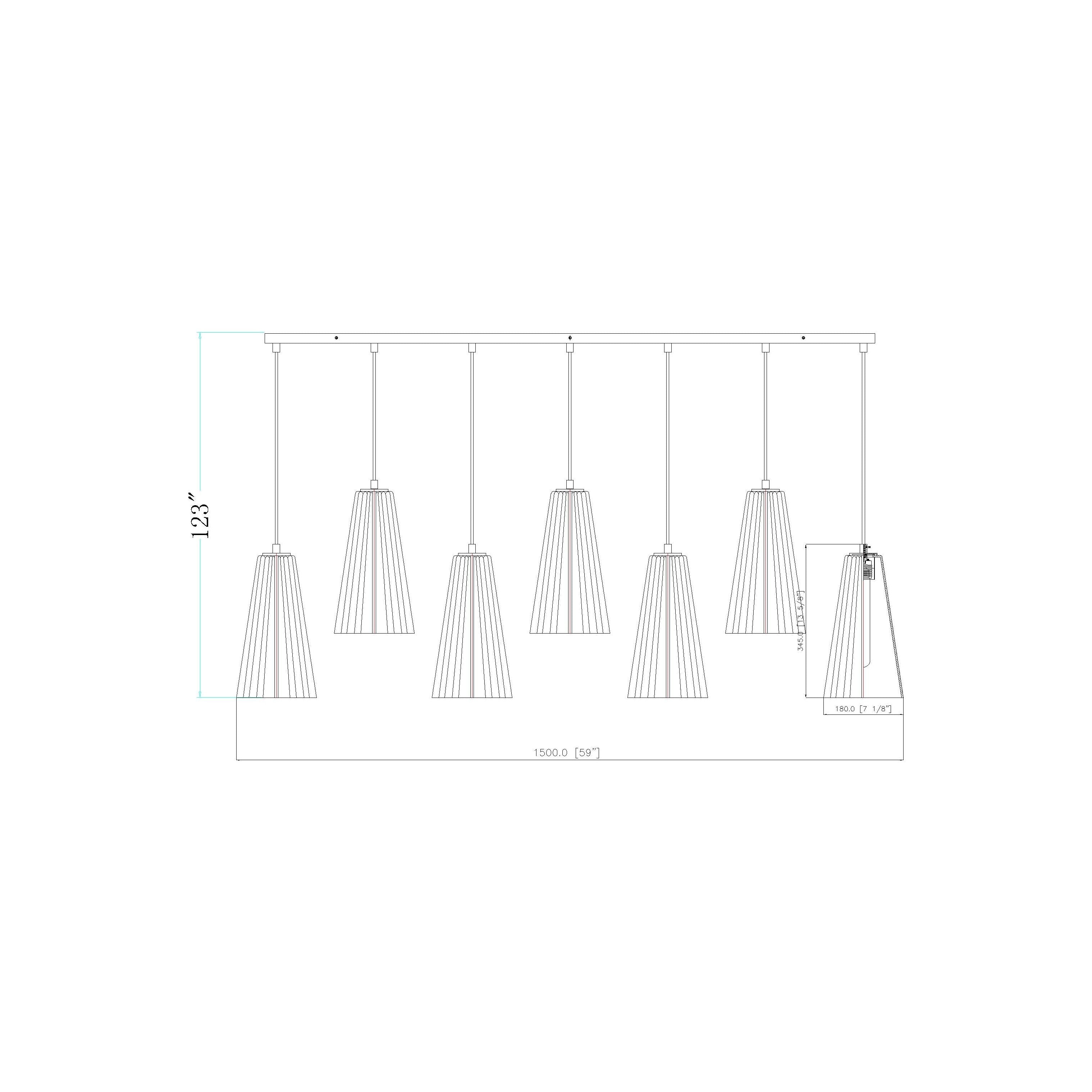 Farrell 7-Light Linear Chandelier