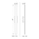 Stylet 4-Light Outdoor Wall Light