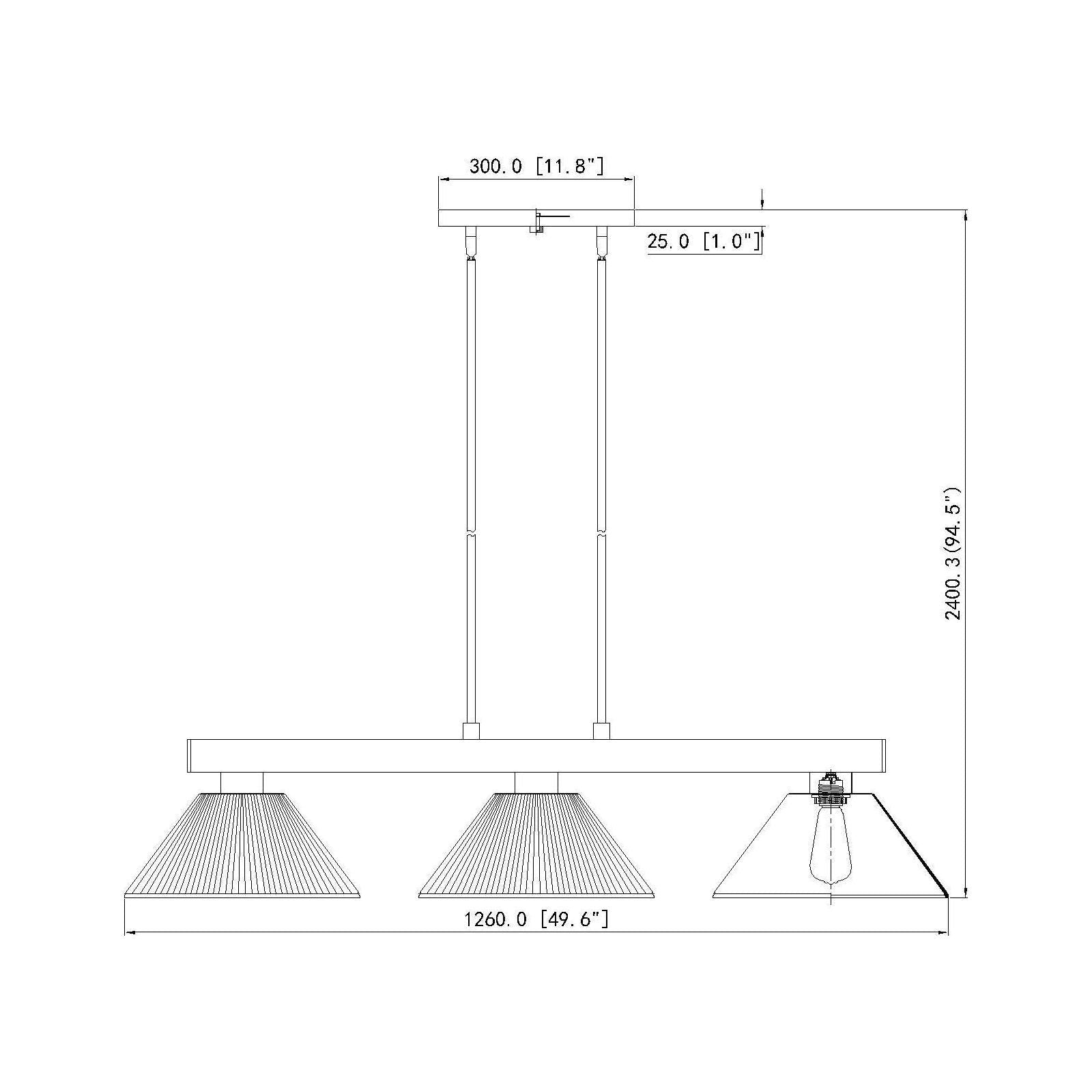 Cobalt 3-Light Billiard